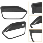 2pcs Front Door Panel Black Insert Hard Cover Kit for 05-09 Ford Mustang