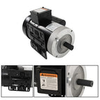 5HP Electric Motor 3450RPM 5/8" Shaft Single Phase 208-230V 56C Frame 60HZ TEFC