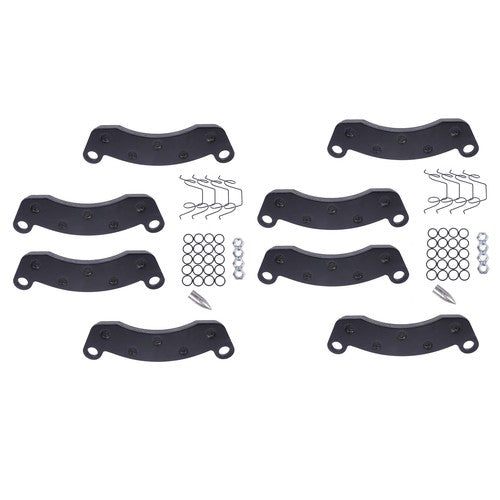 8 BRAKE PAD KIT 10K-12K AXLE FOR K71-180-00 DEXTER CALIPER 2WHEELS Semi-Metallic
