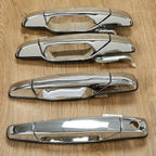 Chrome Door Handles Left Right for Chevy Tahoe Yukon Sierra Denali 07-13 4Pack