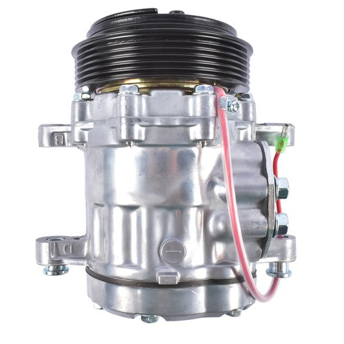 AC Compressor with 6-Groove Pulley for Sanden SD7 Style Serpentine Belt HC5005BK