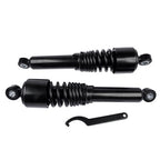 Black 13in Heavy Duty Rear Shocks For Harley Road King Touring Street Tour Glide