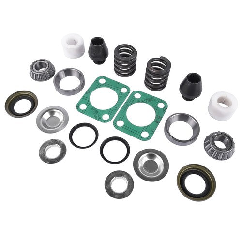Front Axle King Pin Rebuild Kit For Dodge W250 W300 Bearing Bushing Spring Seal