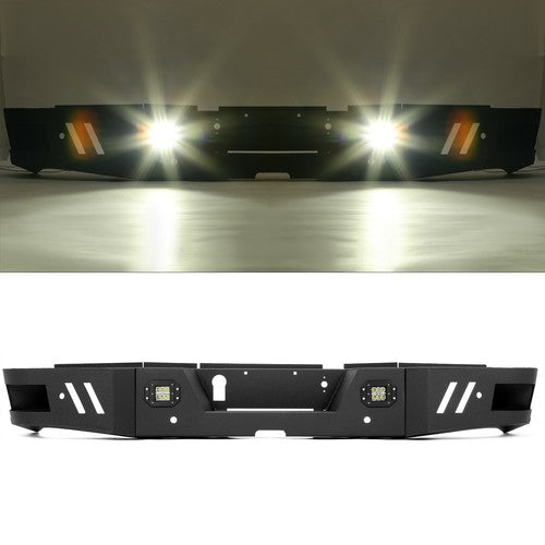 Rear Bumper Steel with LED Lights Bolt Kits for Ram 2500 3500 2010-2018 2019-2024