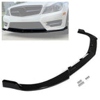 Gloss Black Front Bumper Lip Splitter For Mercedes Benz W204 Sport C Class 08 14