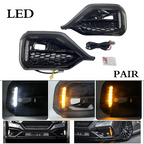 sequential LED Turn Signal DRL Fog Bezel Light Pair for Subaru WRX STI 2022-2024