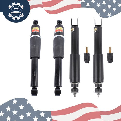 2× Rear + 2× Front Air Suspension Shocks For Chevy GMC Cadillac SUV 25979391