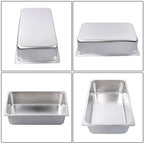 Table Pans Full Size 2 Pack 6 Inch Deep Restaurant Steam Table Pans Without Lid
