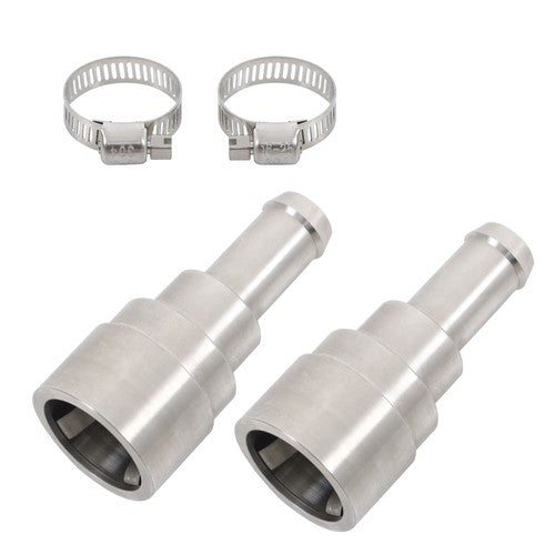 Heater Core Coolant Hose Connectors For 98-2014 Chevy Silverado/GMC Sierra 1500
