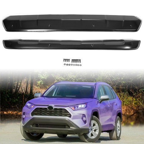 Front Rear Bumper Board Lower Valance Bar Guard for Toyota RAV4 2019 2023 2Pcs