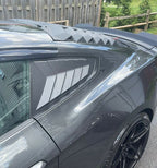 Fits 2015 2023 2019 2018 Ford Mustang Rear Window Louver Cover Sun Shade ABS