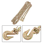 2PC 5/16" x 20' G70 Chains Tow Chain Binder Tie Down Flatbed Truck Trailer Chain