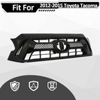 Front Bumper Gloss Black Grille Grill for Toyota Tacoma 2012 2013 2014 2015