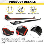 Side Skirts Extension Rocker Panels Black for Tesla Model 3 2017 2023