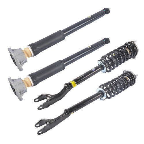 4Pcs Front Rear Shock Absorbers Struts w/o ADS For Mercedes W213 E300 E450 17-23