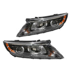 Halogen Projector Headlight Pair Left Right Side for 2014-2015 Kia Optima