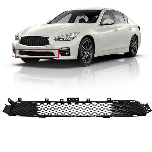 Front Bumper Lower Grille Grill for 2014 2015 2016 2017 for Infiniti Q50 Sport