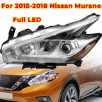 Full LED Headlight for Nissan Murano 2015 2016 2017 2018 W/DRL Left Driver Side