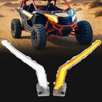 LED Turn Signal Light Chrome for Can Am Maverick X3 Max R XDS XRS Turbo 17 25