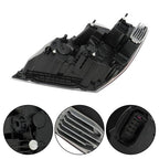 Right Headlight Assembly Black With LED Fit For Freightliner Cascadia 2018-2023