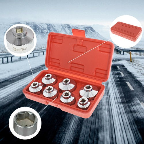 Cartridge Housing Oil Filter Cap Wrench Socket Tool Set 24mm 30mm for Cadillac