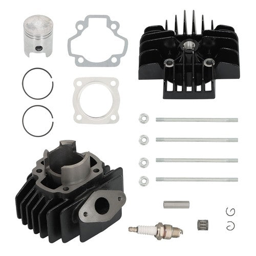 50cc Engine Piston Cylinder Head Top End Kit For 1979-2009 Yamaha PW50