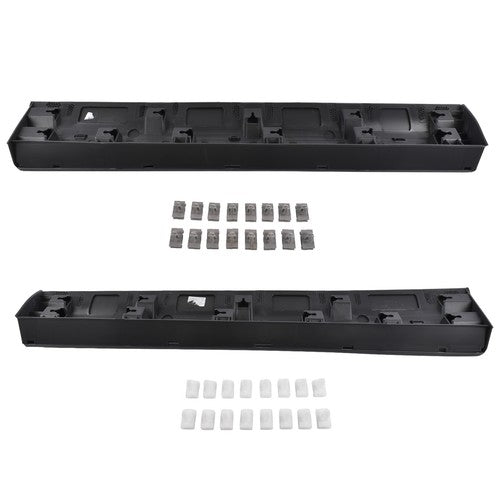 Pair Rear Lower Door Trim Molding Black for Cadillac XT5 2017-2025 Left & Right
