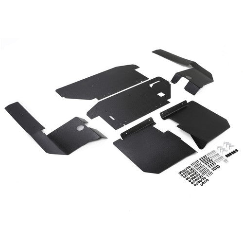 Set of 6 Fender Flares Black ABS for Polaris Midsize Ranger 570 and ETX 2015-2022