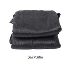 5FTx50FT Black Heavy Duty Garden Privacy Fence Barrier Net With Zip Ties