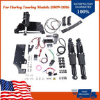 Air Ride Kit with Motorcycle Electric Center Stand for Harley Road King 09-16