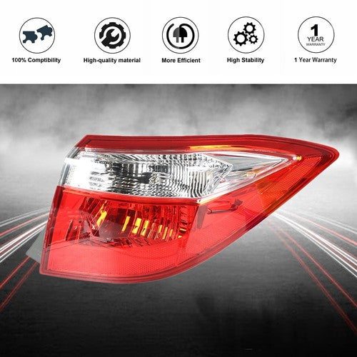 For 14-16 Toyota Corolla Red Tail Light Signal Lamp Right Passenger Side Outer