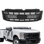 For Ford F250 2023 2024  Super Duty XL/XLT Black Plastic Grille Front Upper New