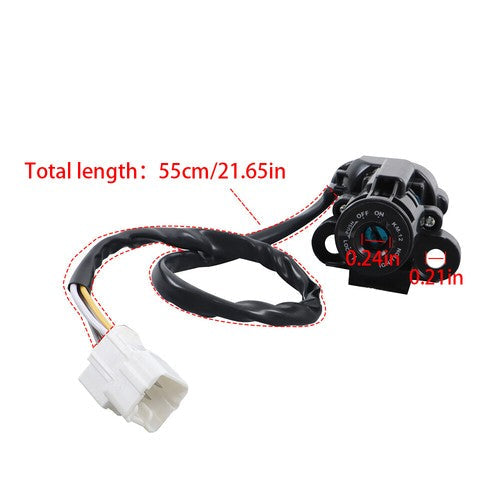 For Kawasaki Z1000 Z 1000 10-16 Fuel Gas Cap Ignition Switch Seat Lock Keys Set