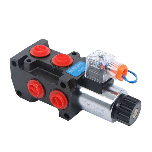 13GPM Hydraulic Adjustable Variable Flow Control Valve 6 Port 12V DC