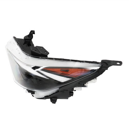 Black Halogen LH/Driver w/LED Headlight Projector For Hyundai Elantra 2021-2022