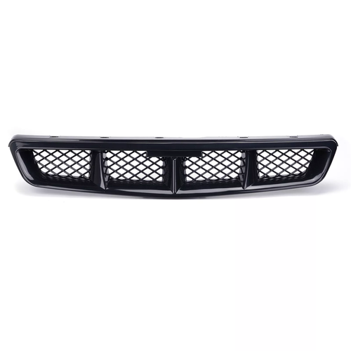 For 1999-2000 Honda Civic Clear Lens LED Fog Light Lamps DRL & BLACK GRILLE 3PCS
