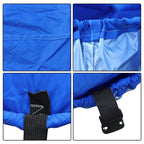 21-24Ft Waterproof Pontoon Boat Cover Trailerable Heavy Duty Fabric Blue New