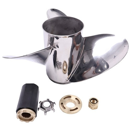 Impeller 48-8M0151386 For Mercury Plus Propeller 14 5/8 x 25 Pitch Right