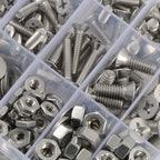 720pcs Nuts And Bolts Assortment Kit Machine Screws #6-32 #8-32 #10-24 #1/4-20
