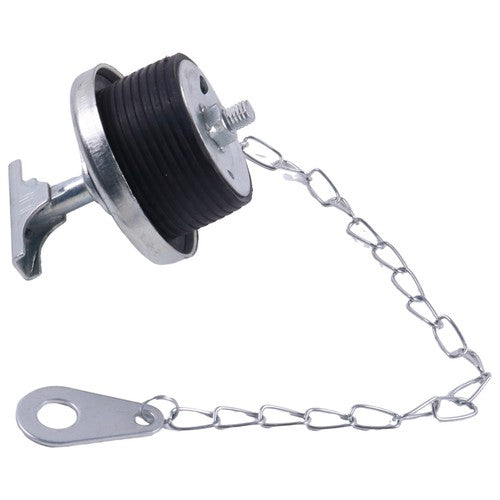 2" Oil Filter Cap w/Chain 107981 for CASE Engine D-429 Komatsu MX272 MX352 MX502