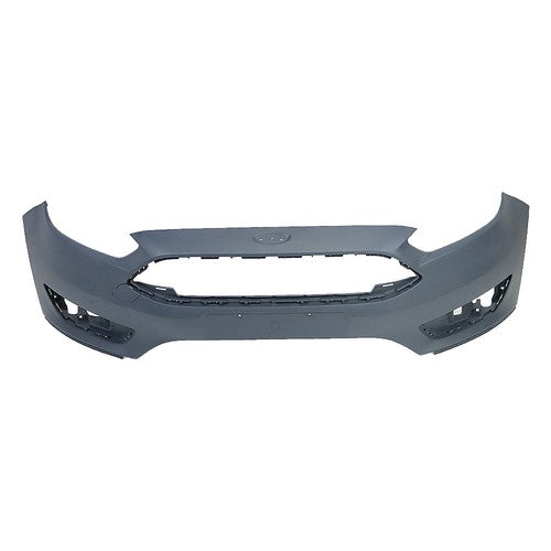 Front Bumper Cover+Upper Grille+Fog Light For Ford Focus 2015-2018 Plastic