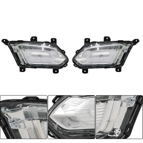 For Chevy Equinox L LT LS 16-17 LH+RH Front Daytime Running Fog Lights Assembly