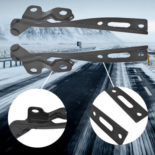 1Pair Right&Left Hood Hinge Steel Fit For Honda Accord 2013-2016 2017 HO1236133