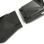 Front Bumper Body Lip Set for 2017 2023 Tesla Model 3 Carbon Style Splitter 3Pcs