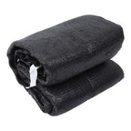 5FTx50FT Black Heavy Duty Garden Privacy Fence Barrier Net With Zip Ties
