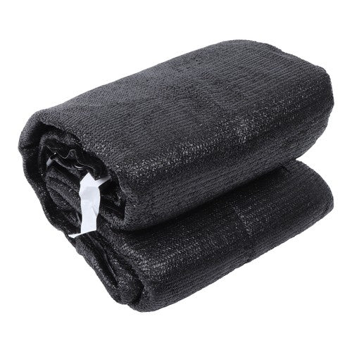 5FTx50FT Black Heavy Duty Garden Privacy Fence Barrier Net With Zip Ties