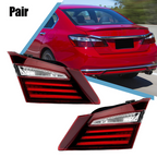 Pair Inner Tail Light for Honda Accord Sedan 2016-2017 Driver Passenger Side