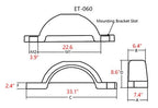 Set Of 2 Single Axle Trailer Fenders w Steps For 12 Inch Wheels Tires Skirt Boat