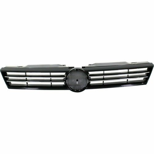 Front Bumper Gray Grille W/Chrome Trim for 2011-2014 for VW for Volkswagen Jetta