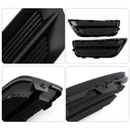 Front Bumper Fog Light Black Grille Covers for 2013-2015 for Honda Accord Sedan